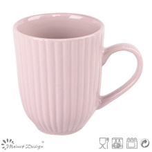12oz Embossed Ceramic Milk Mug